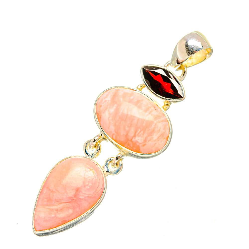 Rhodochrosite Pendants handcrafted by Anasilvercos - PD7696