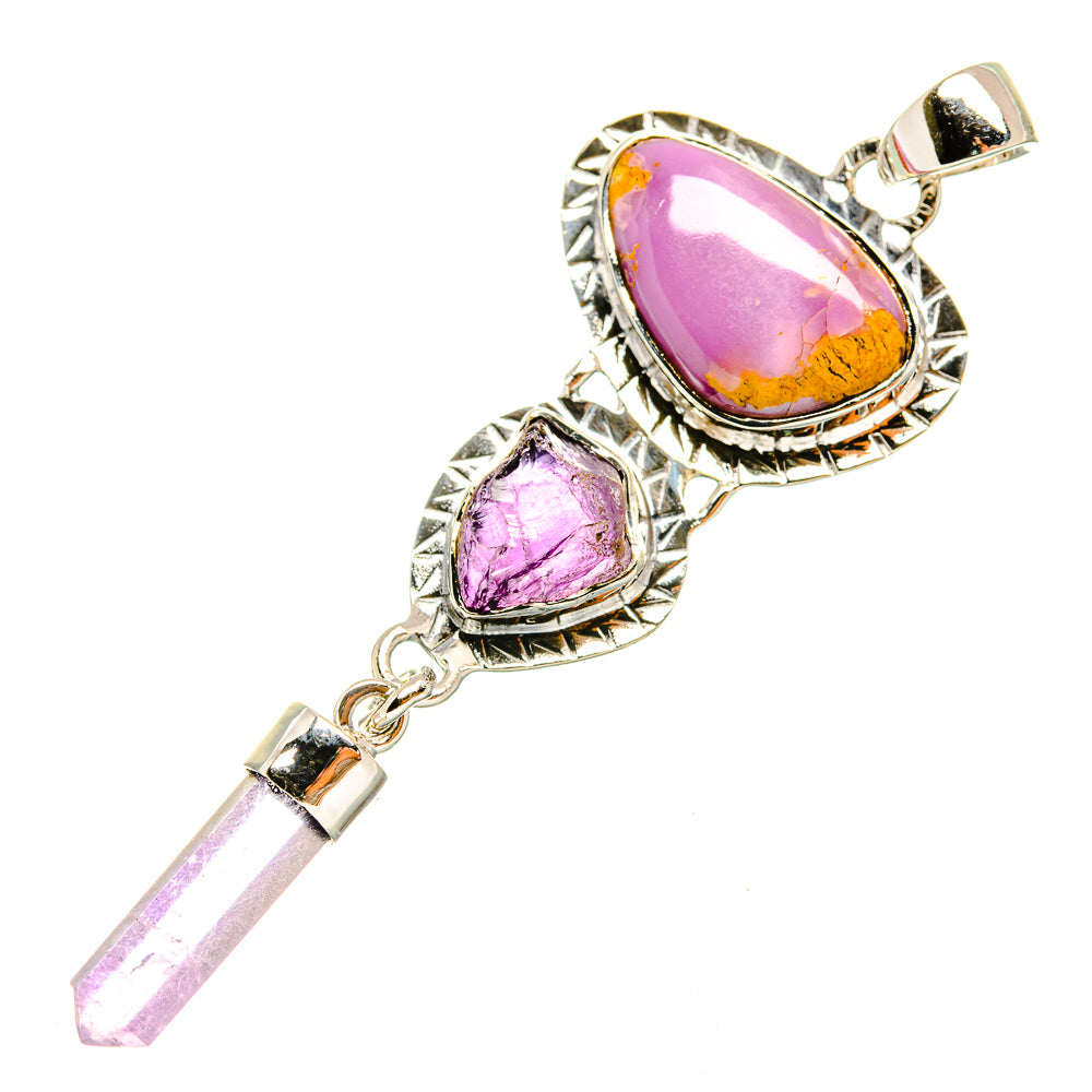 Phosphosiderite Pendants handcrafted by Anasilvercos - PD7700