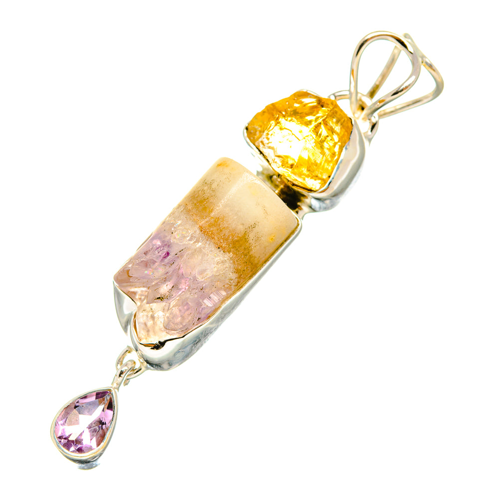 Amethyst Stalactite Pendants handcrafted by Anasilvercos - PD7702