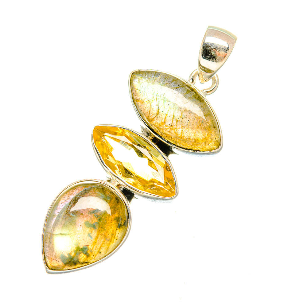 Labradorite Pendants handcrafted by Anasilvercos - PD7715