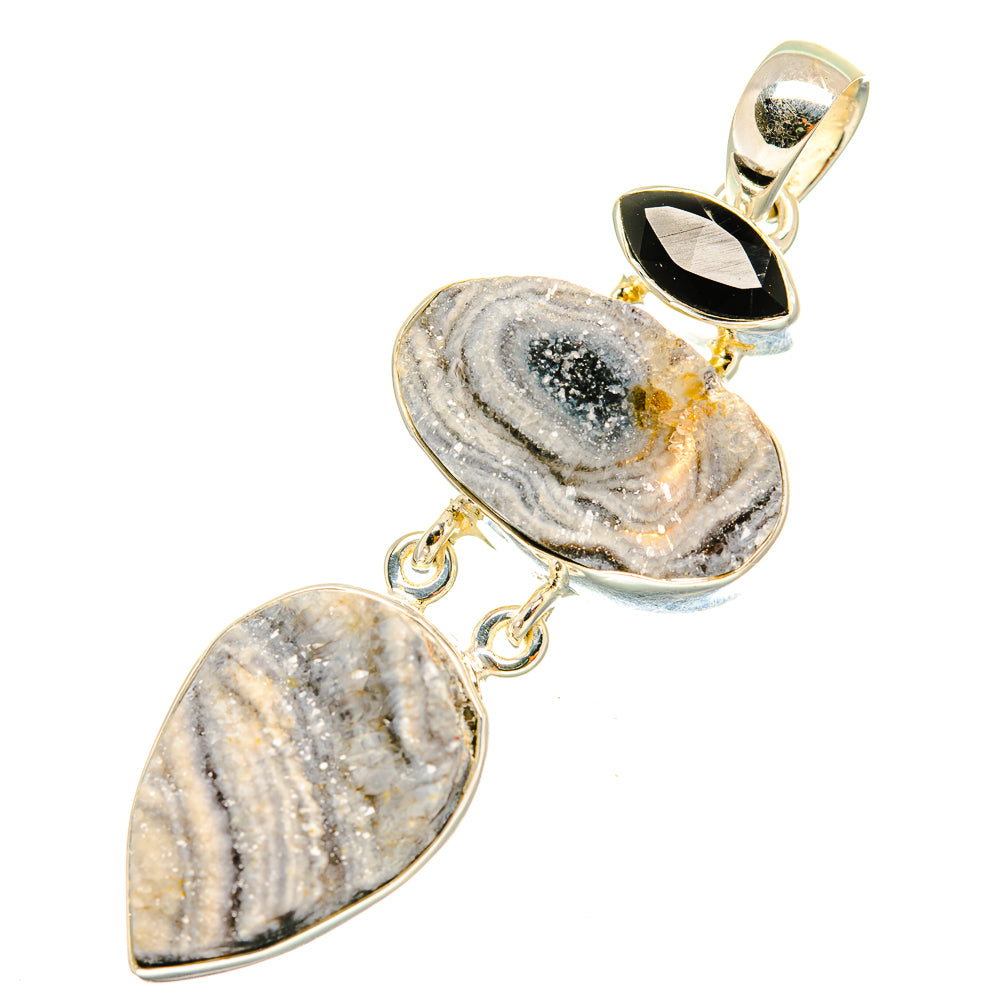 Desert Druzy Pendants handcrafted by Anasilvercos - PD7718
