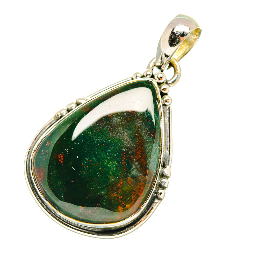 Bloodstone Pendants handcrafted by Anasilvercos - PD7722