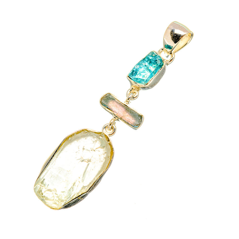 Green Amethyst Pendants handcrafted by Anasilvercos - PD7743