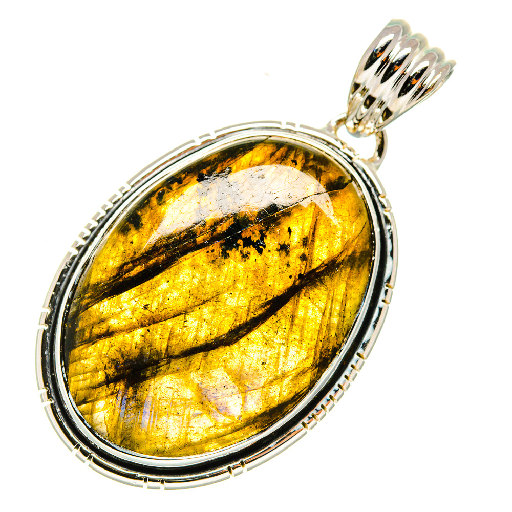 Labradorite Pendants handcrafted by Anasilvercos - PD7788 - Photo 2