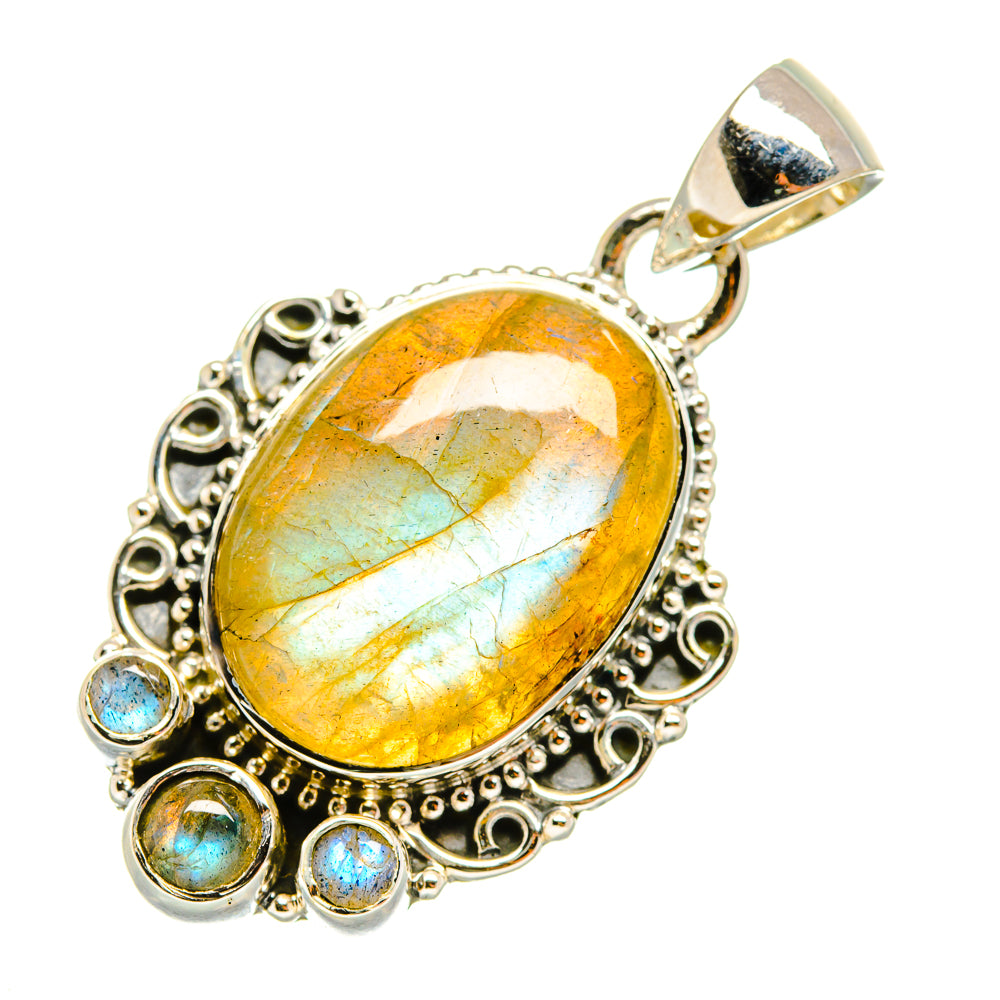 Labradorite Pendants handcrafted by Anasilvercos - PD7802