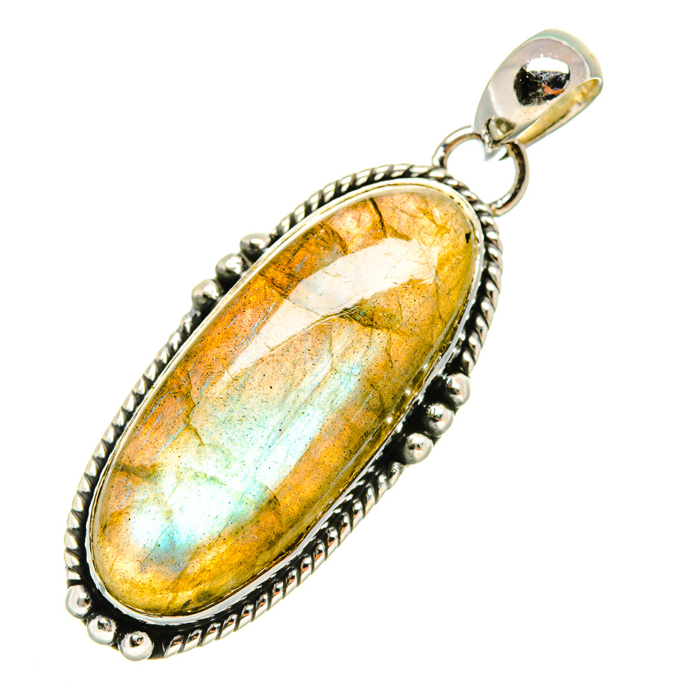 Labradorite Pendants handcrafted by Anasilvercos - PD7811