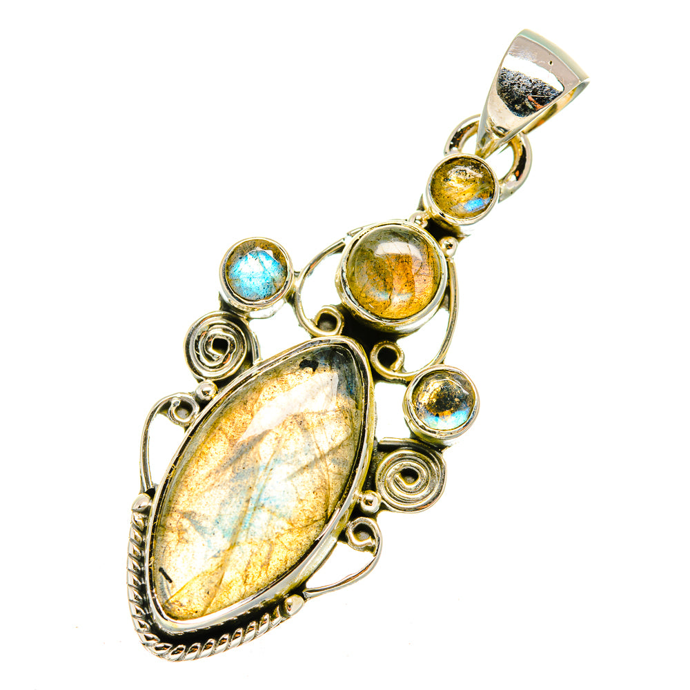 Labradorite Pendants handcrafted by Anasilvercos - PD7812