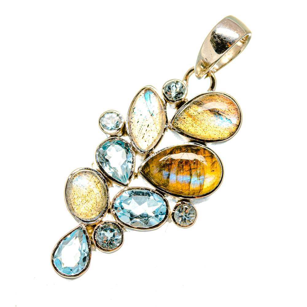 Labradorite Pendants handcrafted by Anasilvercos - PD7817