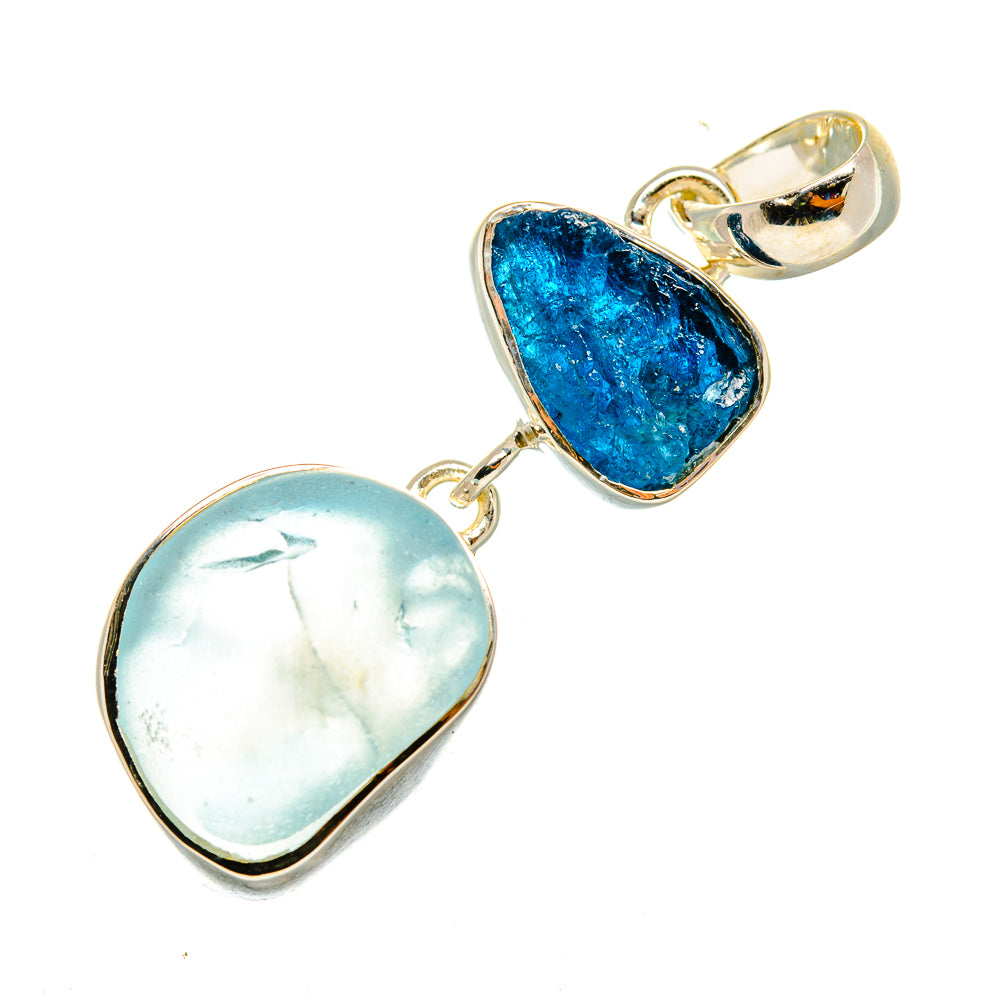 Aquamarine Pendants handcrafted by Anasilvercos - PD7820