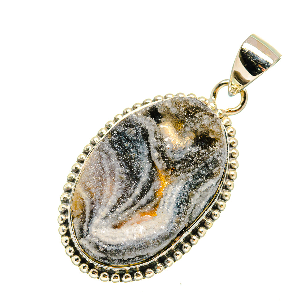 Desert Druzy Pendants handcrafted by Anasilvercos - PD7845
