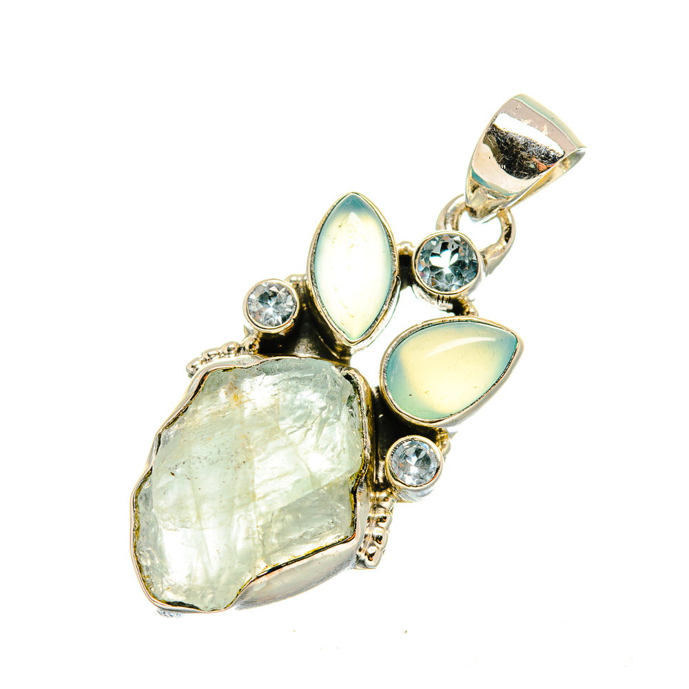 Aquamarine Pendants handcrafted by Anasilvercos - PD7847