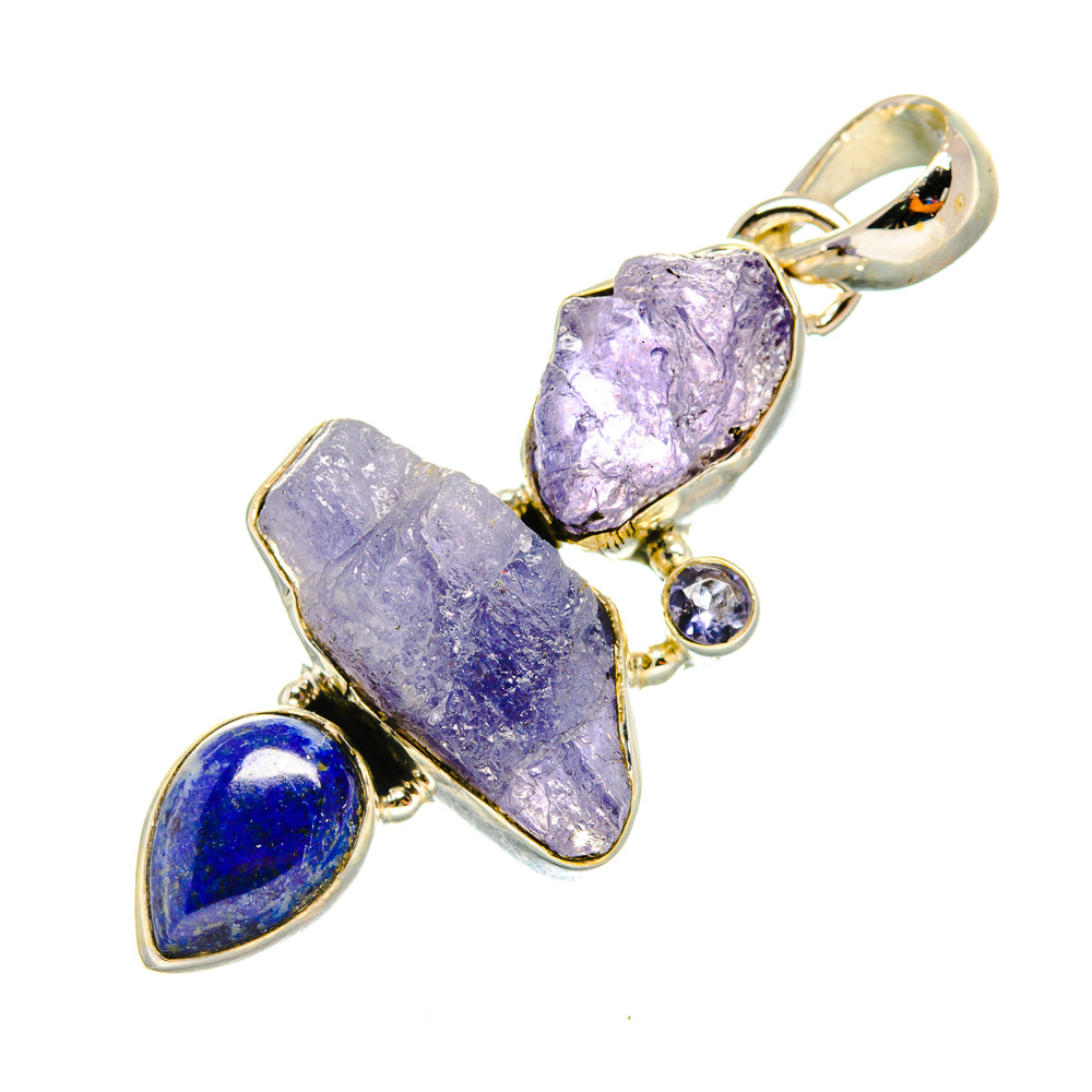 Tanzanite Pendants handcrafted by Anasilvercos - PD7854