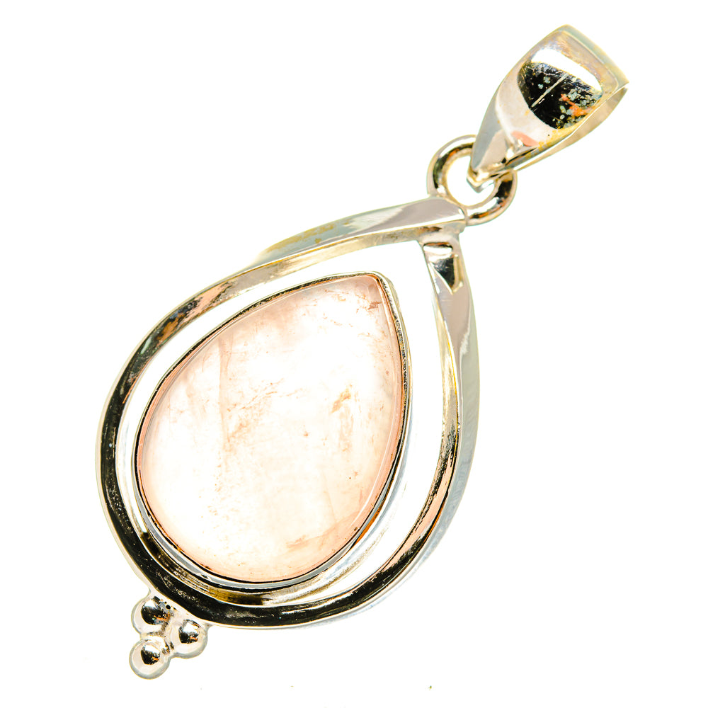 Rose Quartz Pendants handcrafted by Anasilvercos - PD7859