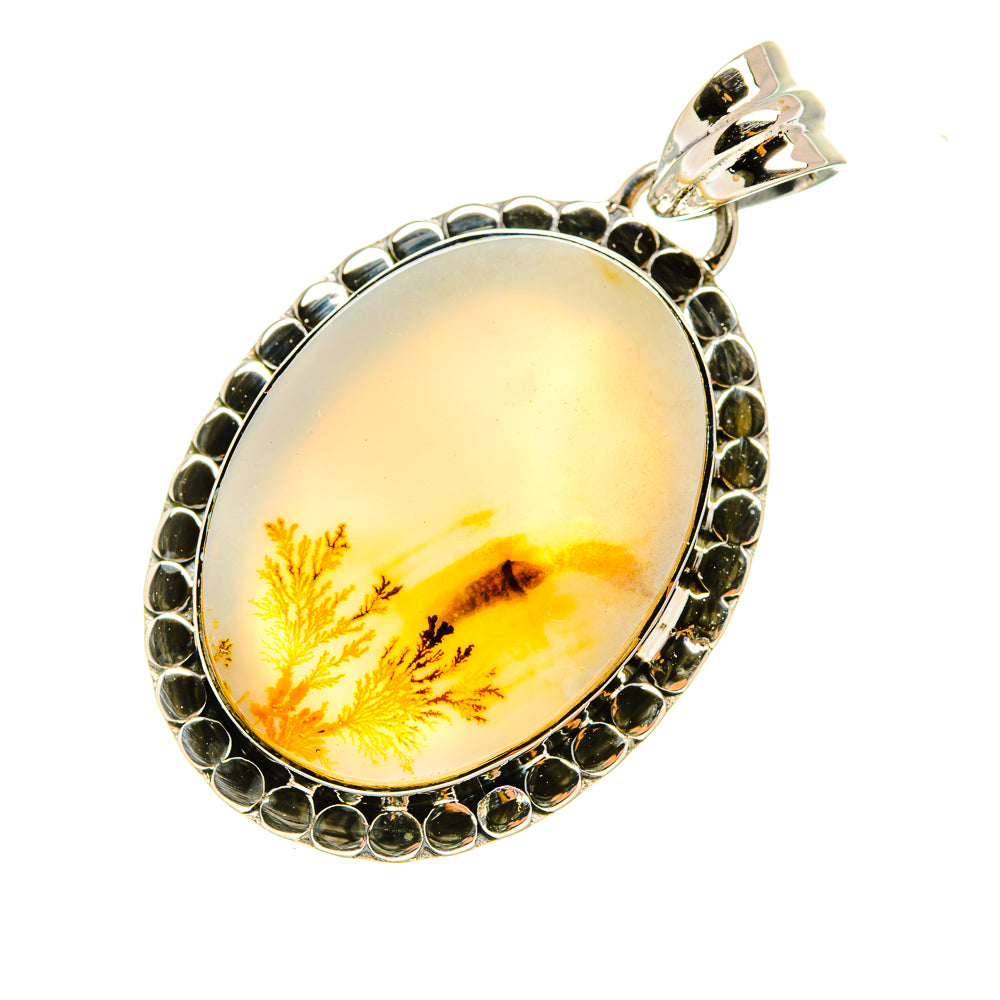 Scenic Dendritic Agate Pendants handcrafted by Anasilvercos - PD7904