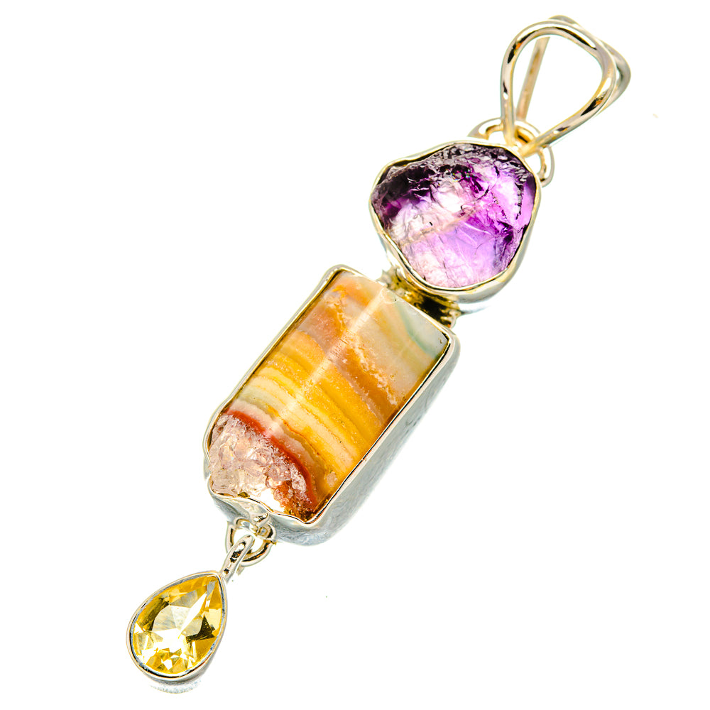 Amethyst Stalactite Pendants handcrafted by Anasilvercos - PD7905