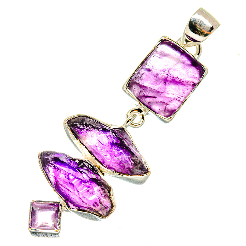 Amethyst Pendants handcrafted by Anasilvercos - PD7908