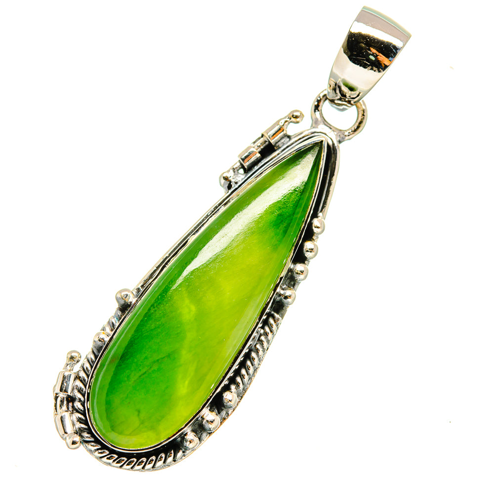 Nephirite Jade Pendants handcrafted by Anasilvercos - PD7922