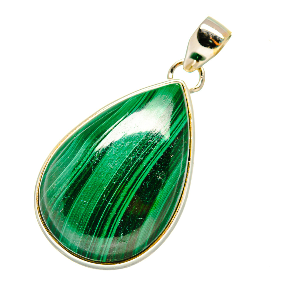 Malachite Pendants handcrafted by Anasilvercos - PD7929