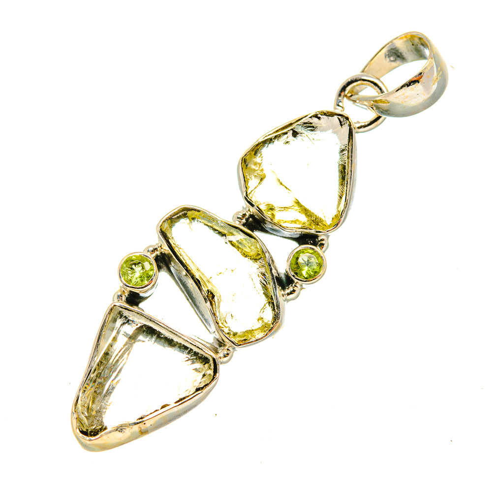 Green Amethyst Pendants handcrafted by Anasilvercos - PD7932