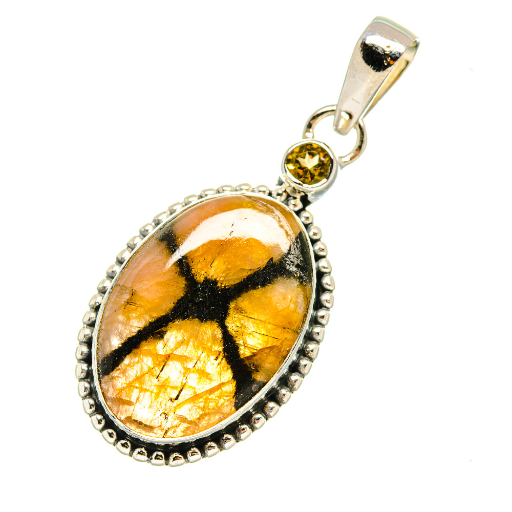Chiastolite Pendants handcrafted by Anasilvercos - PD7938