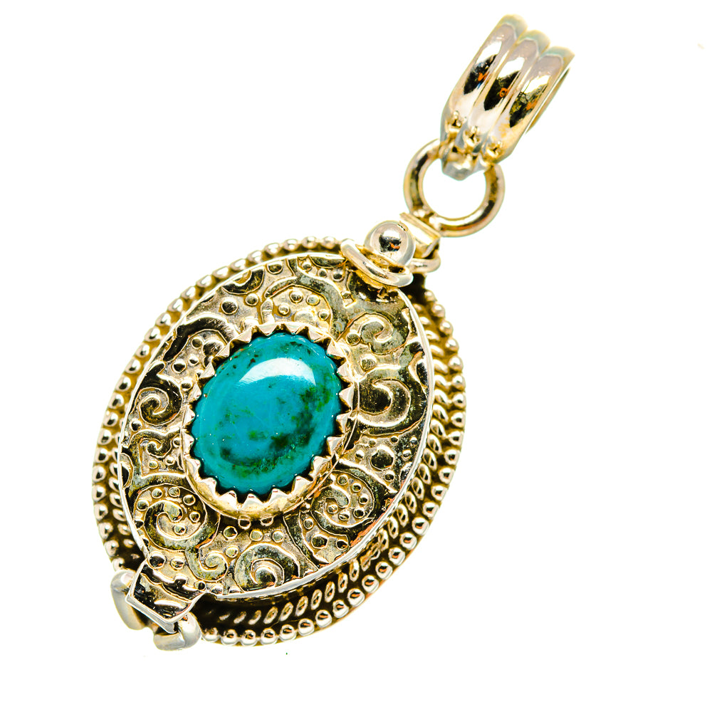 Arizona Turquoise Pendants handcrafted by Anasilvercos - PD7949