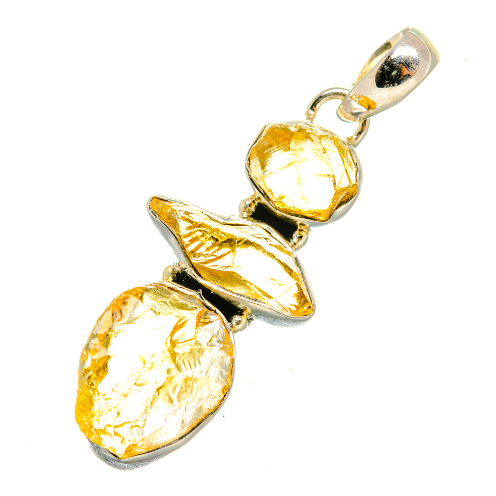 Citrine Pendants handcrafted by Anasilvercos - PD7956