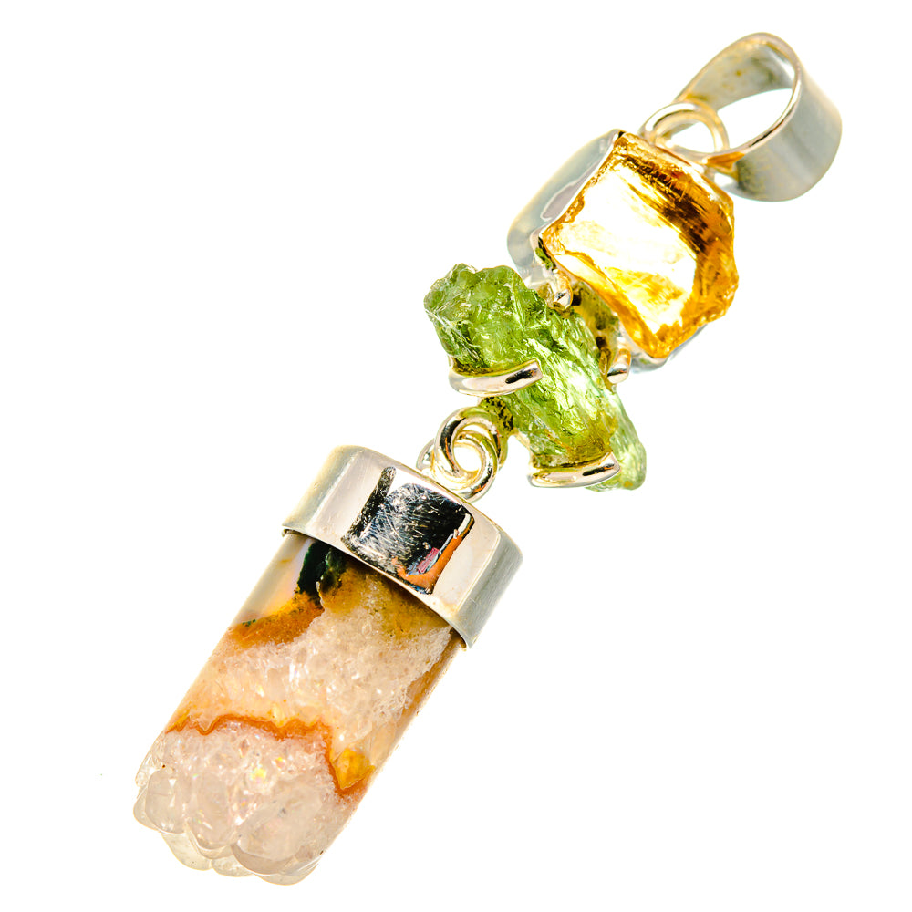 Amethyst Stalactite Pendants handcrafted by Anasilvercos - PD7971