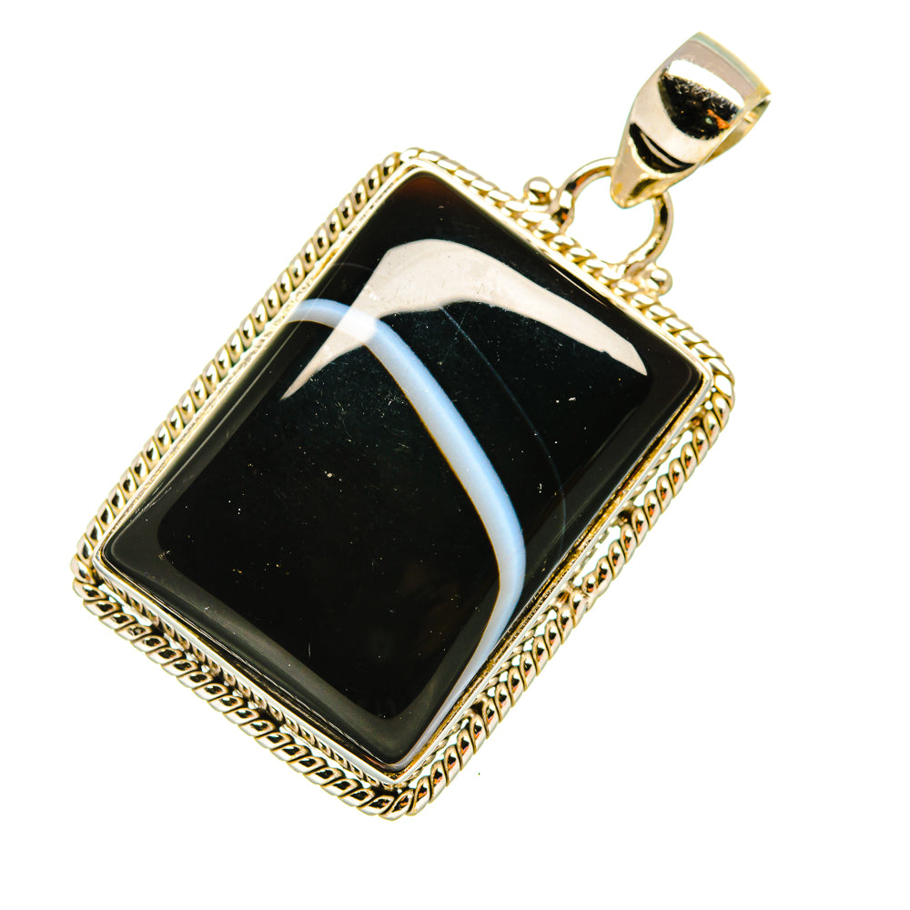 India Agate Pendants handcrafted by Anasilvercos - PD7991