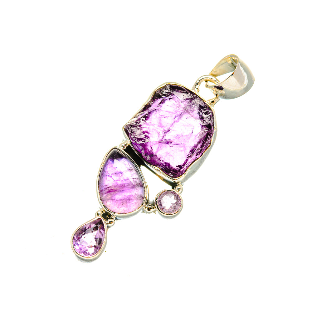 Amethyst Pendants handcrafted by Anasilvercos - PD8015
