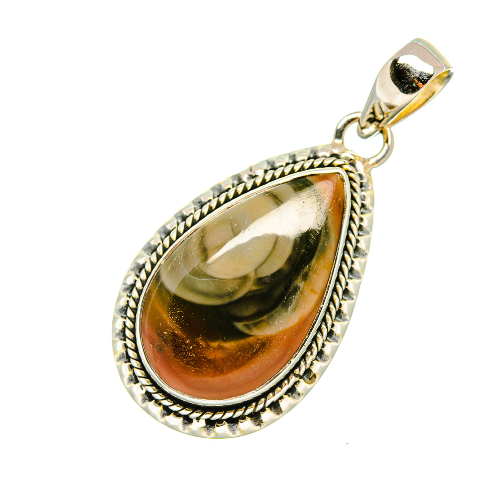Willow Creek Jasper Pendants handcrafted by Anasilvercos - PD8044