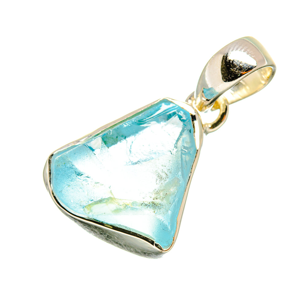 Aquamarine, Blue Topaz Pendants handcrafted by Anasilvercos - PD8057