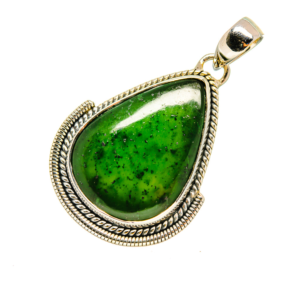 Nephirite Jade Pendants handcrafted by Anasilvercos - PD8059