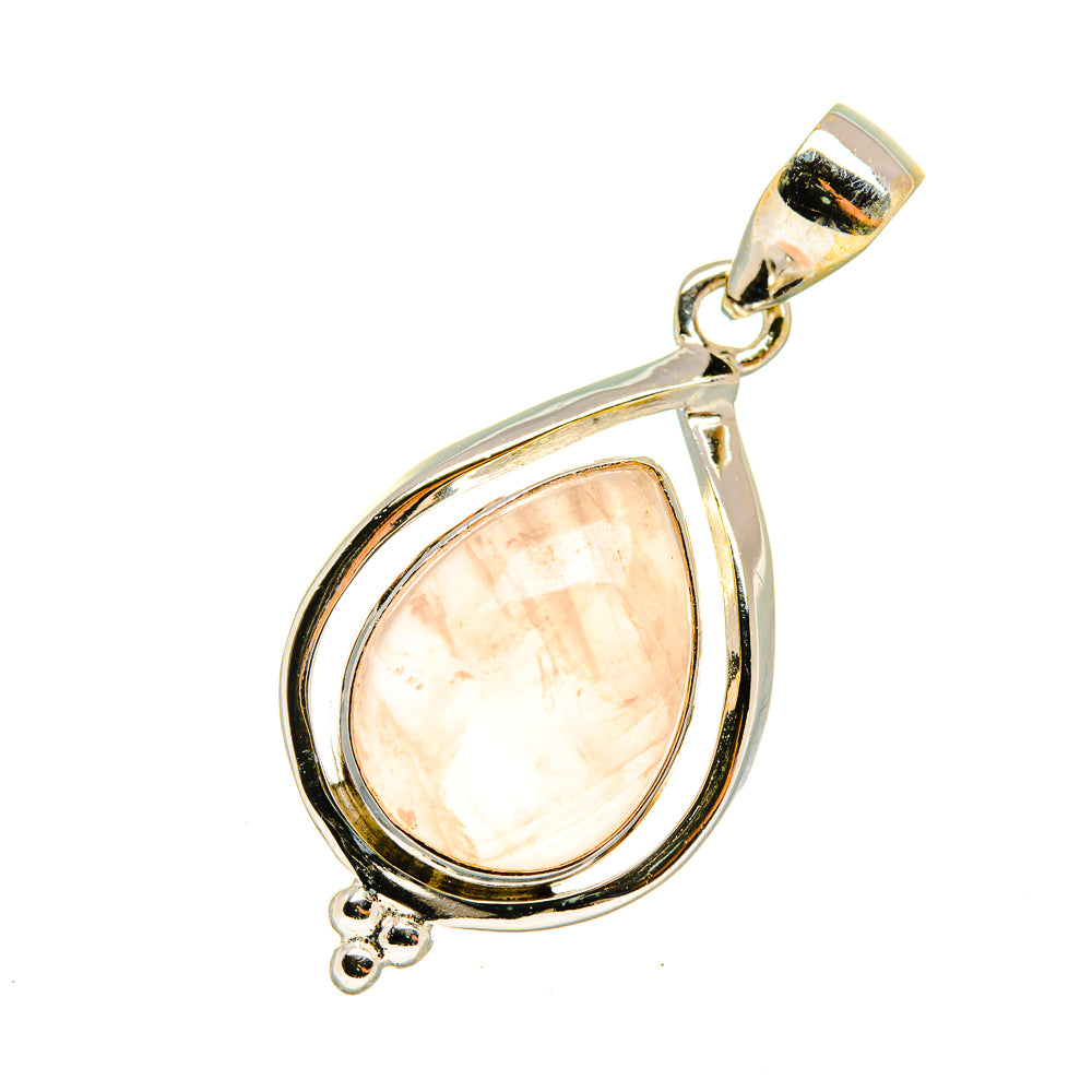 Rose Quartz Pendants handcrafted by Anasilvercos - PD8088