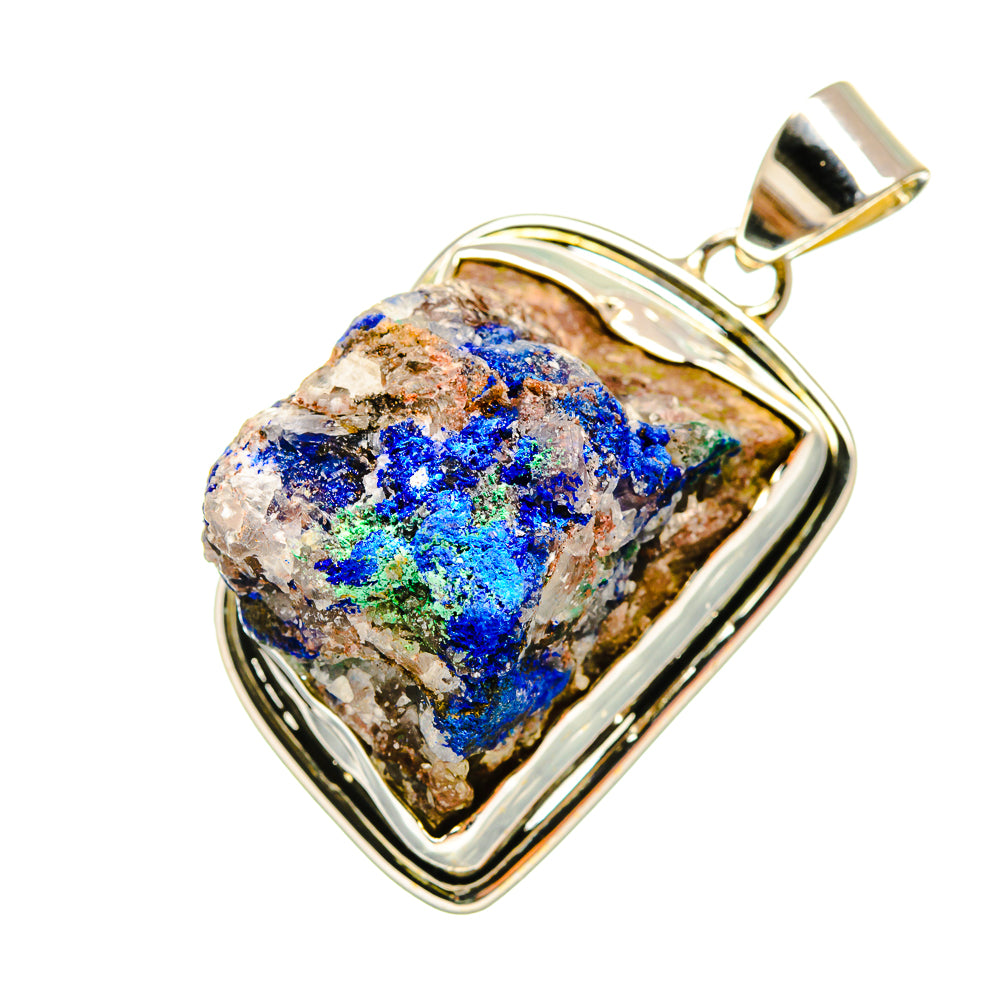 Azurite Pendants handcrafted by Anasilvercos - PD8091