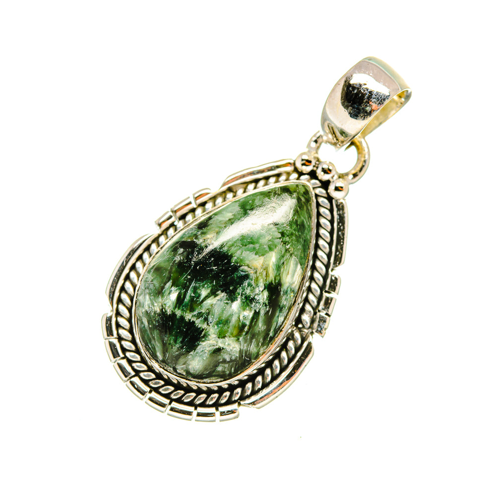 Seraphinite Pendants handcrafted by Anasilvercos - PD8103