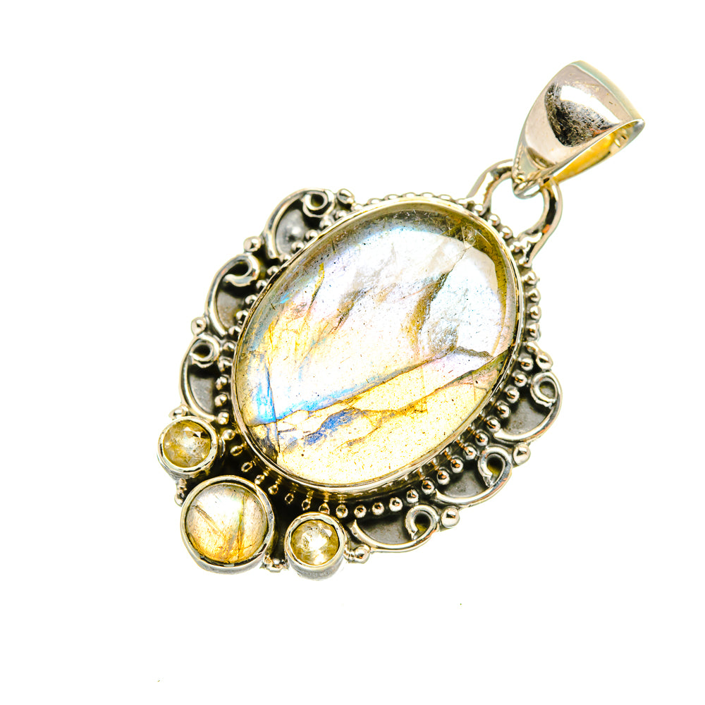 Labradorite Pendants handcrafted by Anasilvercos - PD8116