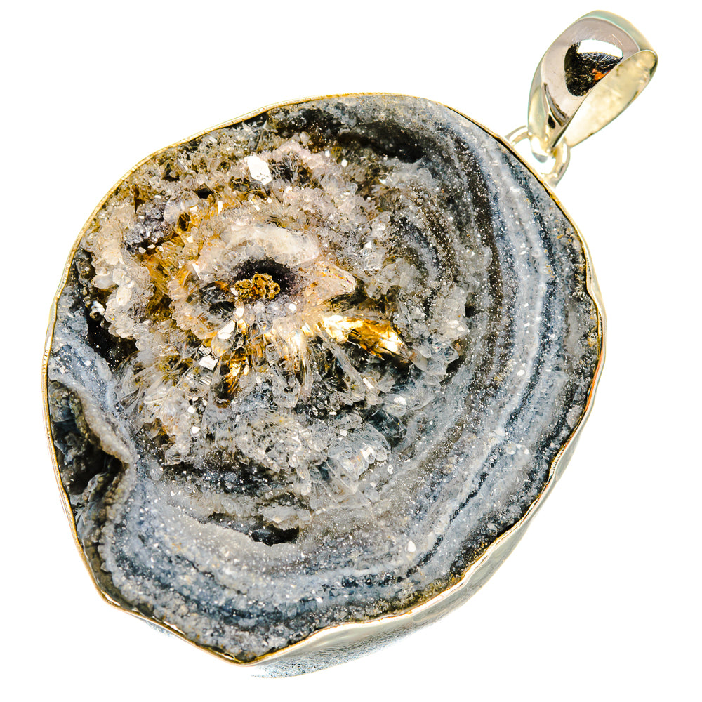 Desert Druzy Pendants handcrafted by Anasilvercos - PD8149