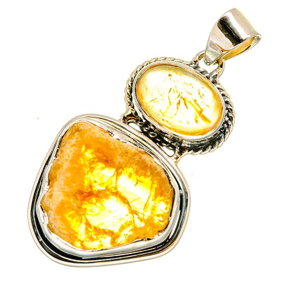 Citrine Pendants handcrafted by Anasilvercos - PD8162