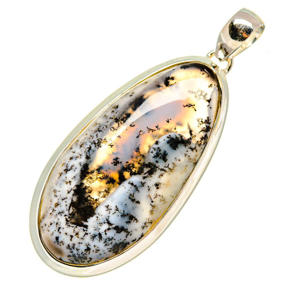 Dendritic Opal Pendants handcrafted by Anasilvercos - PD8164