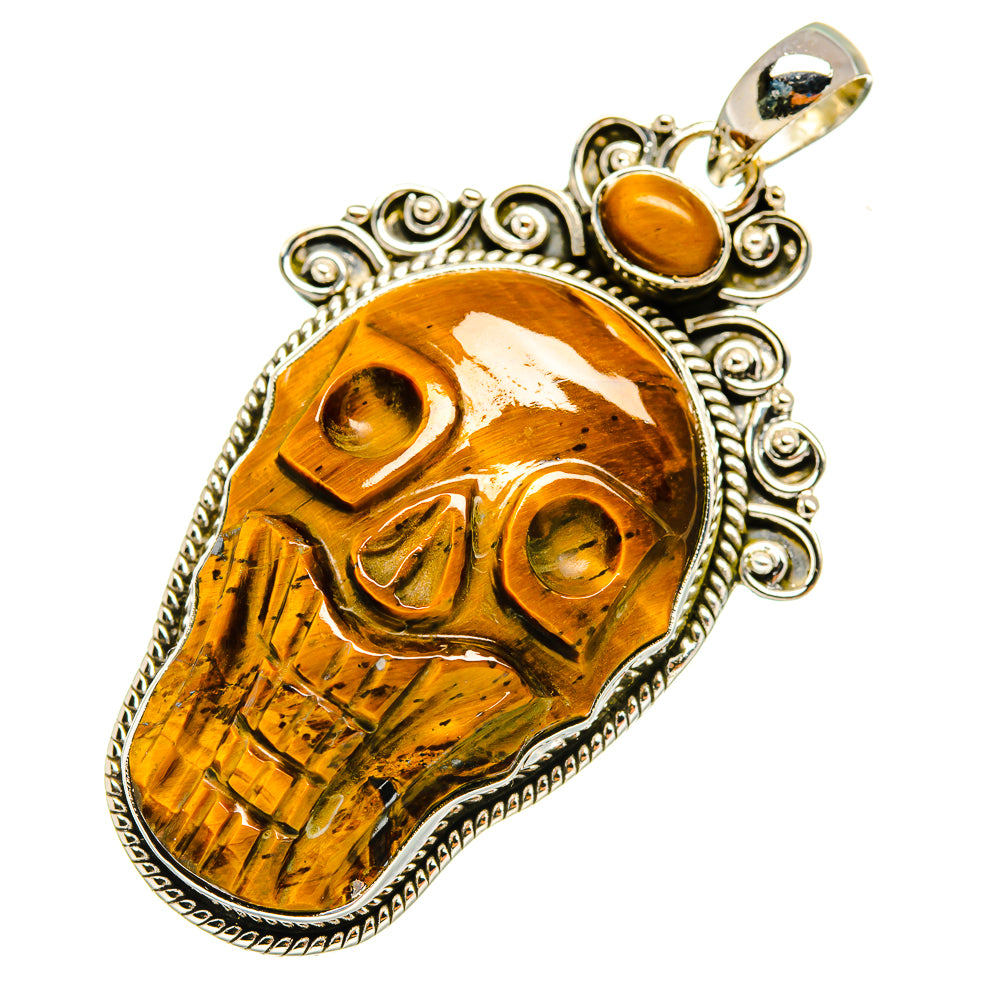 Tiger Eye Pendants handcrafted by Anasilvercos - PD8174