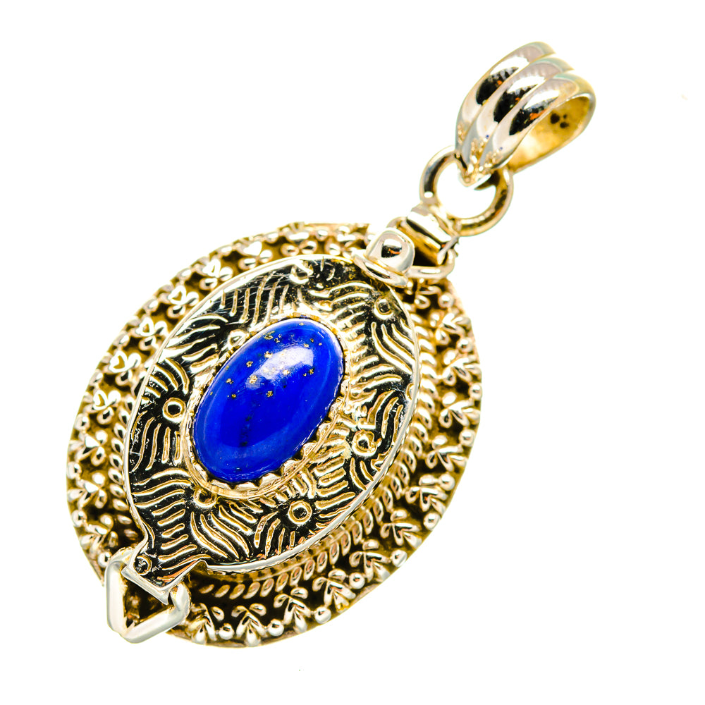 Lapis Lazuli Pendants handcrafted by Anasilvercos - PD8198