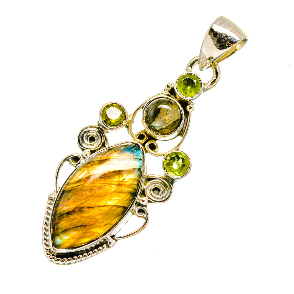 Labradorite Pendants handcrafted by Anasilvercos - PD8234