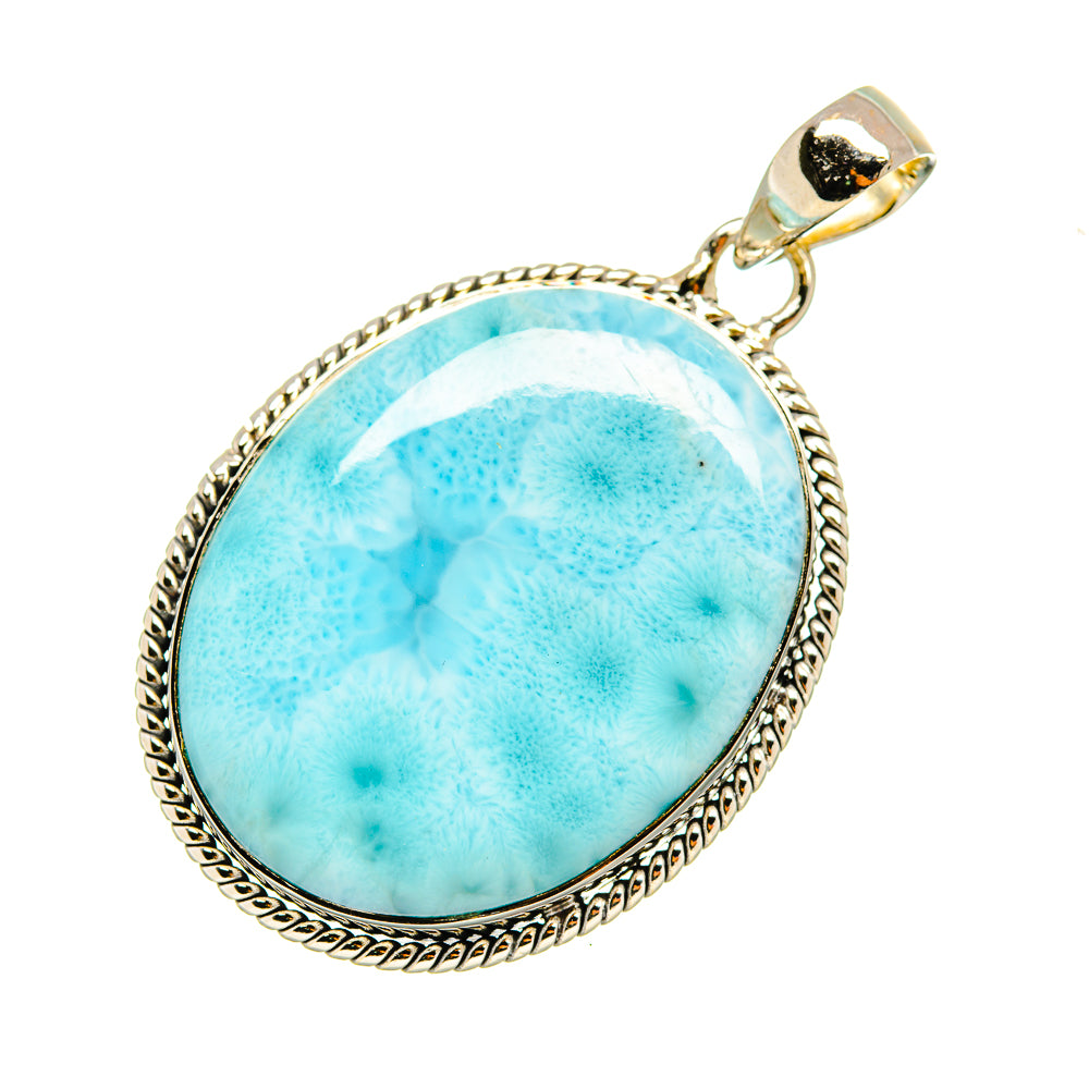 Larimar Pendants handcrafted by Anasilvercos - PD8242