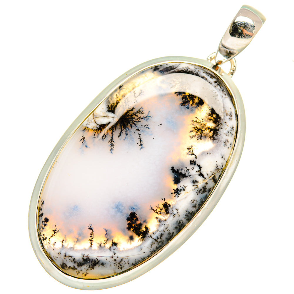 Dendritic Opal Pendants handcrafted by Anasilvercos - PD8246