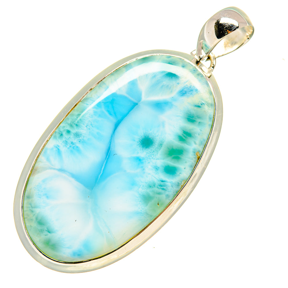 Larimar Pendants handcrafted by Anasilvercos - PD8257