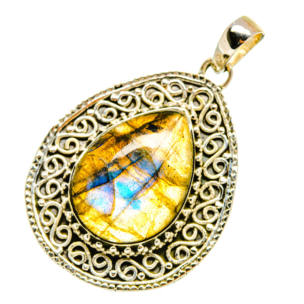 Labradorite Pendants handcrafted by Anasilvercos - PD8259