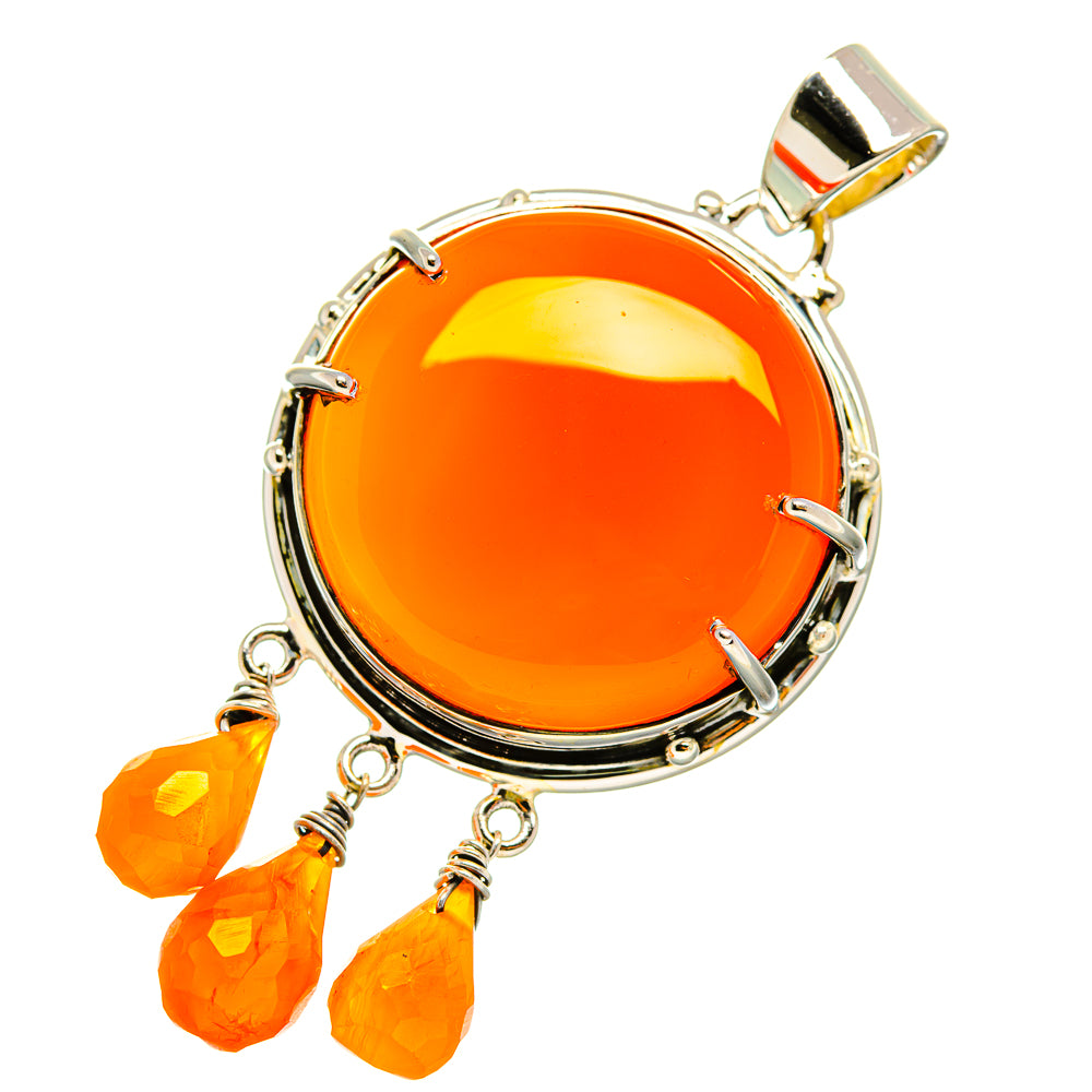 Carnelian Pendants handcrafted by Anasilvercos - PD8261