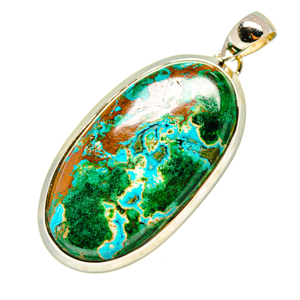 Chrysocolla Pendants handcrafted by Anasilvercos - PD8263