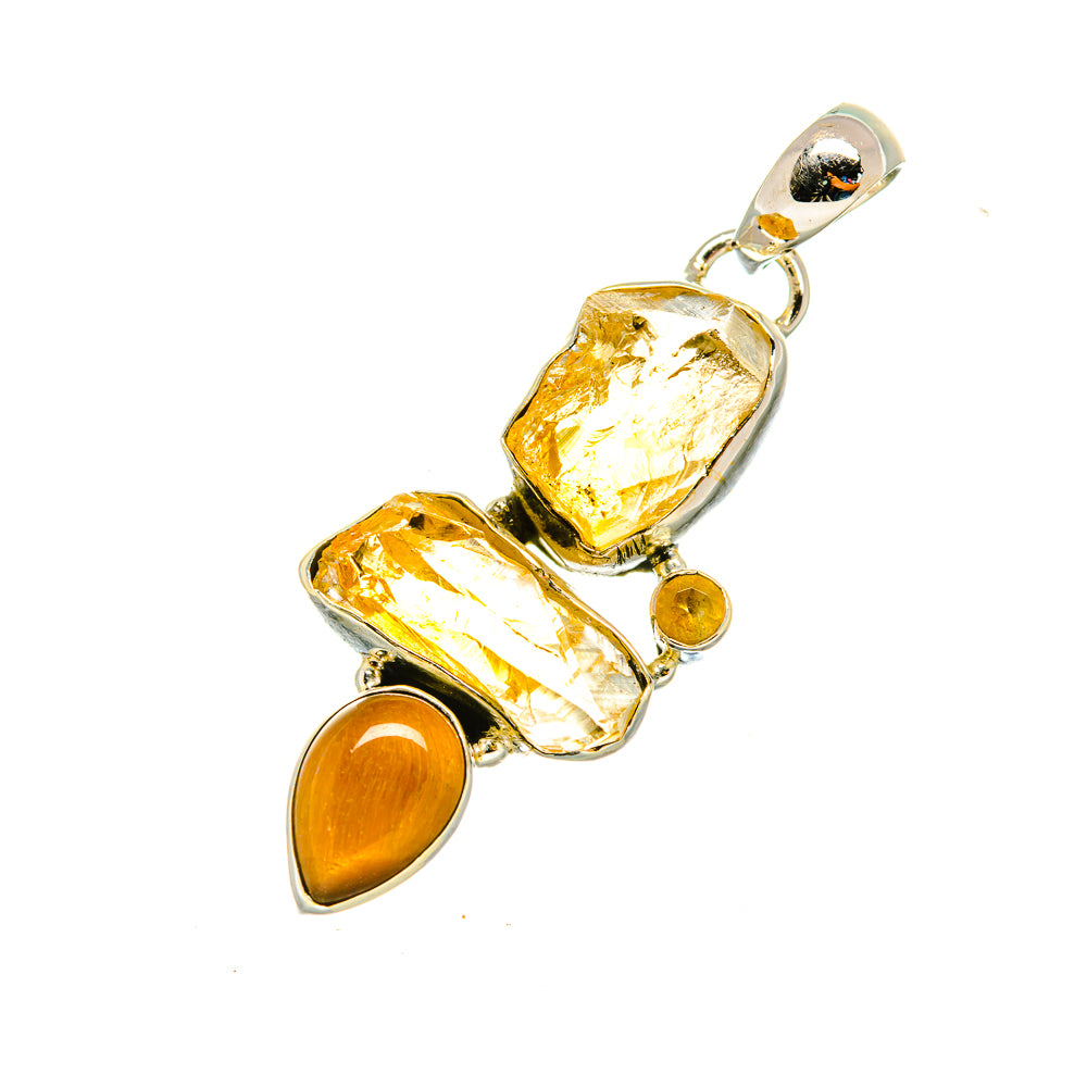 Citrine Pendants handcrafted by Anasilvercos - PD8284