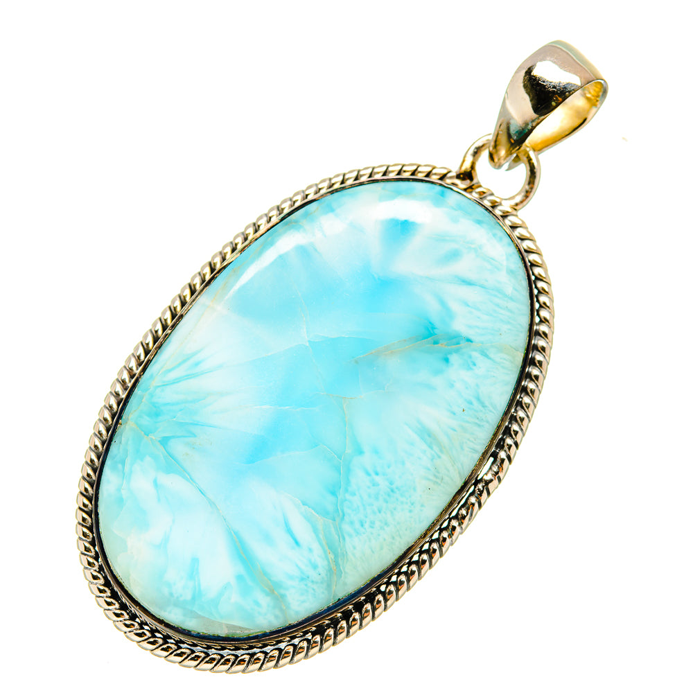 Larimar Pendants handcrafted by Anasilvercos - PD8290